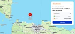 BMKG Update Gempa Kepulauan Seribu Jadi M 6,5, Dirasakan hingga Yogyakarta dan Padang