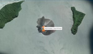 Gunung Anak Krakatau Erupsi Tiga Kali Pagi Ini, Status Tetap Siaga